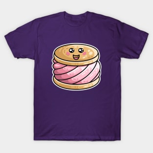 Kawaii Cute Ice Cream Sandwich T-Shirt